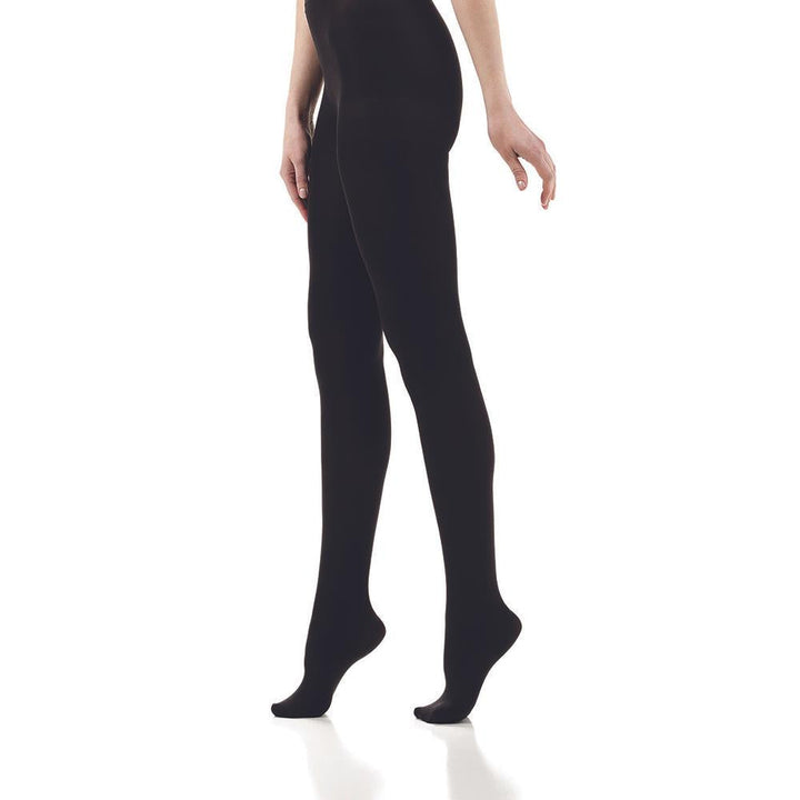 20-30 mmHg: Solid Compression Tights Opaque Black (Nylon)