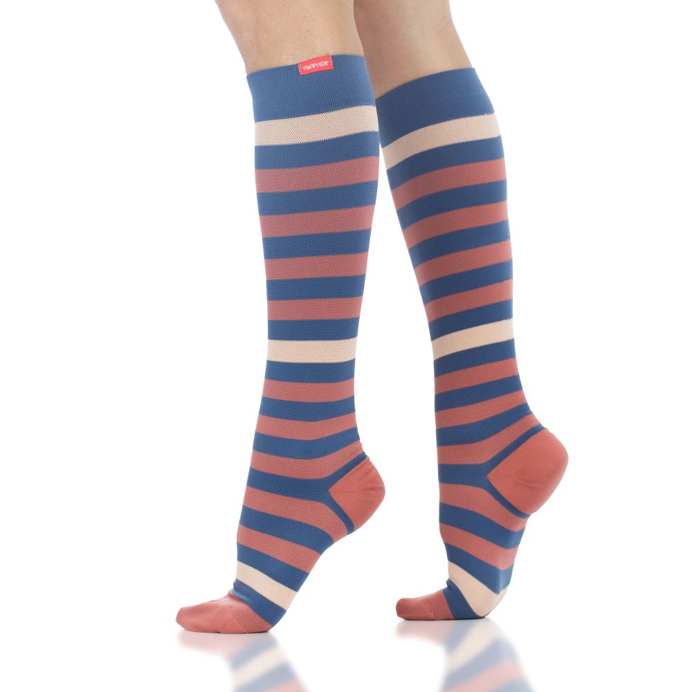 15-20 mmHg: Thick Stripe (Nylon)