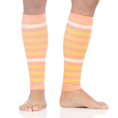 15-20 mmHg: Compression Leg Sleeves - Thick Stripe (Nylon)