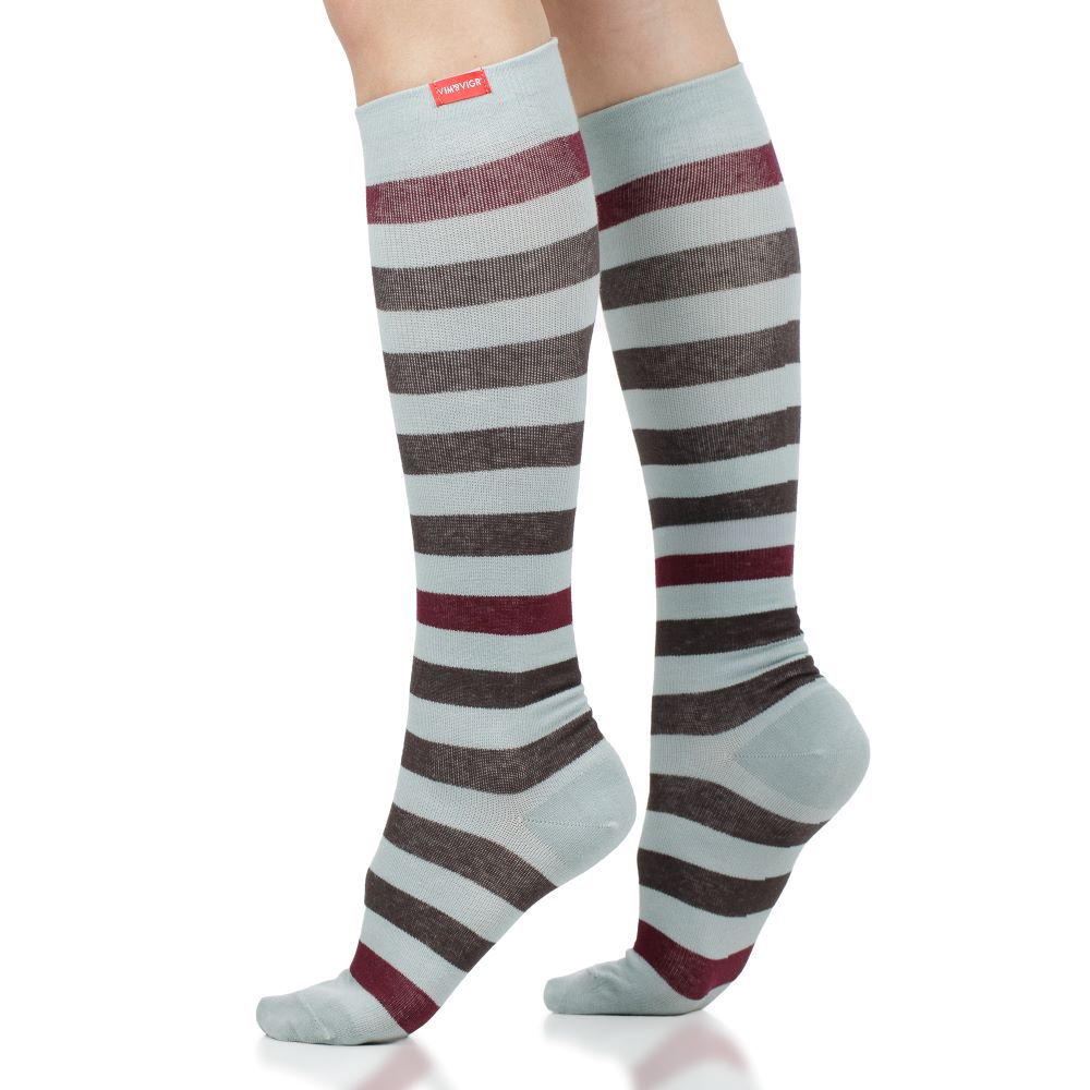 Thick Stripe (Merino Wool Compression Socks)