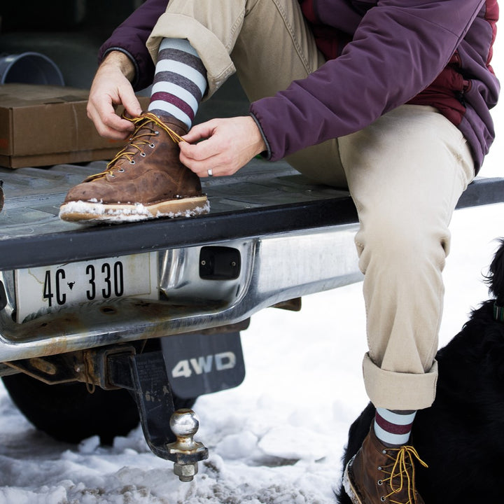 Thick Stripe (Merino Wool Compression Socks)