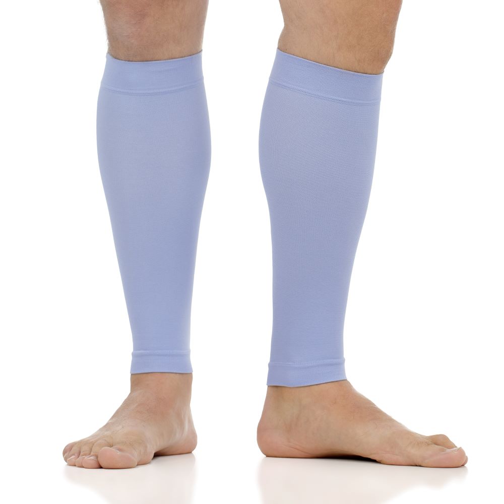 Footless 15-20 mmHg Med Compression Leg Calf Shin Sleeve With Zipper - –  HealthyNees